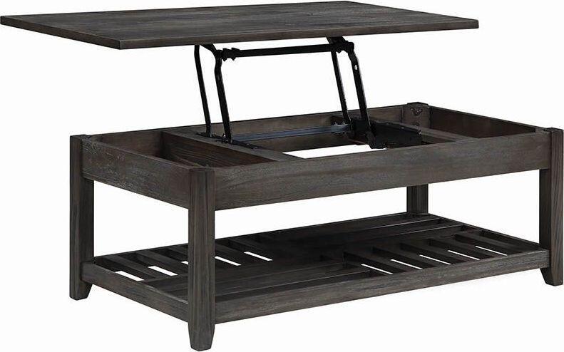 Coffee Table with Lift Top in Gray